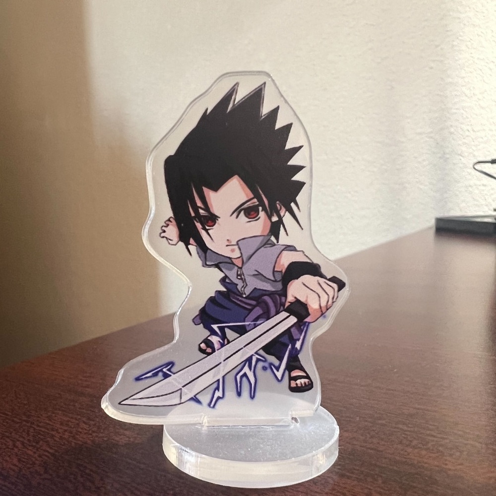 Sasuke Acrylic Mini Stand Naruto Japanese Anime